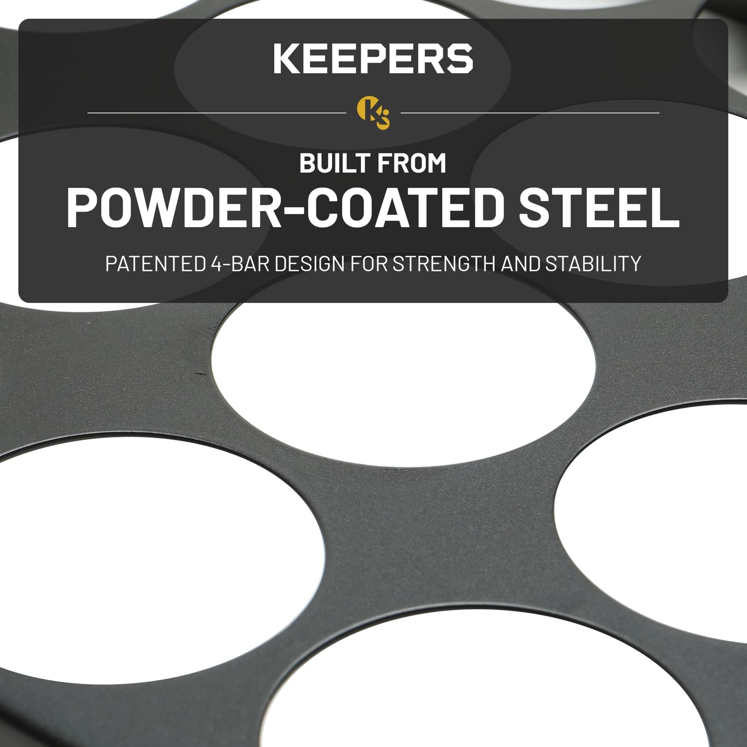 Coffee Keeper Black under-cabinet storage