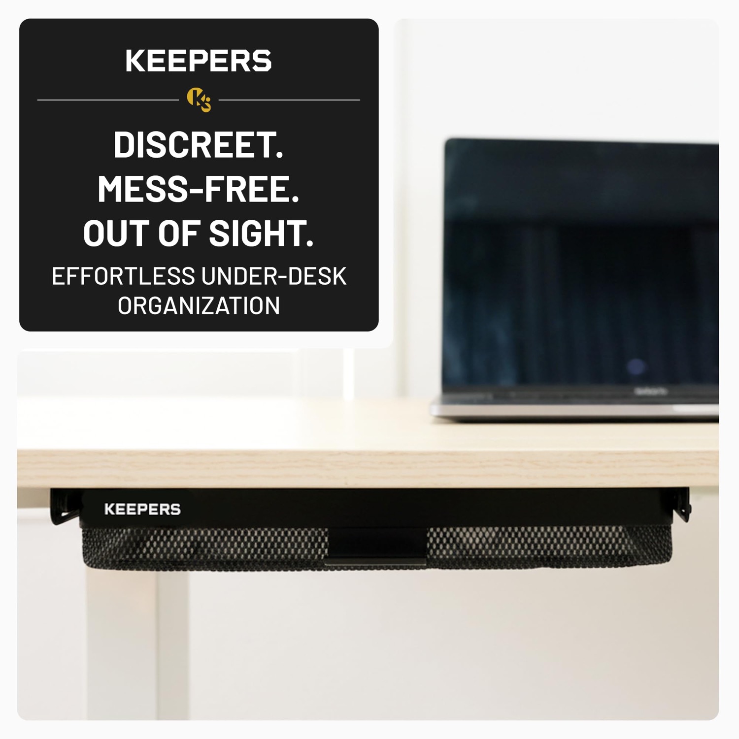Everything Keeper Black under-cabinet storage
