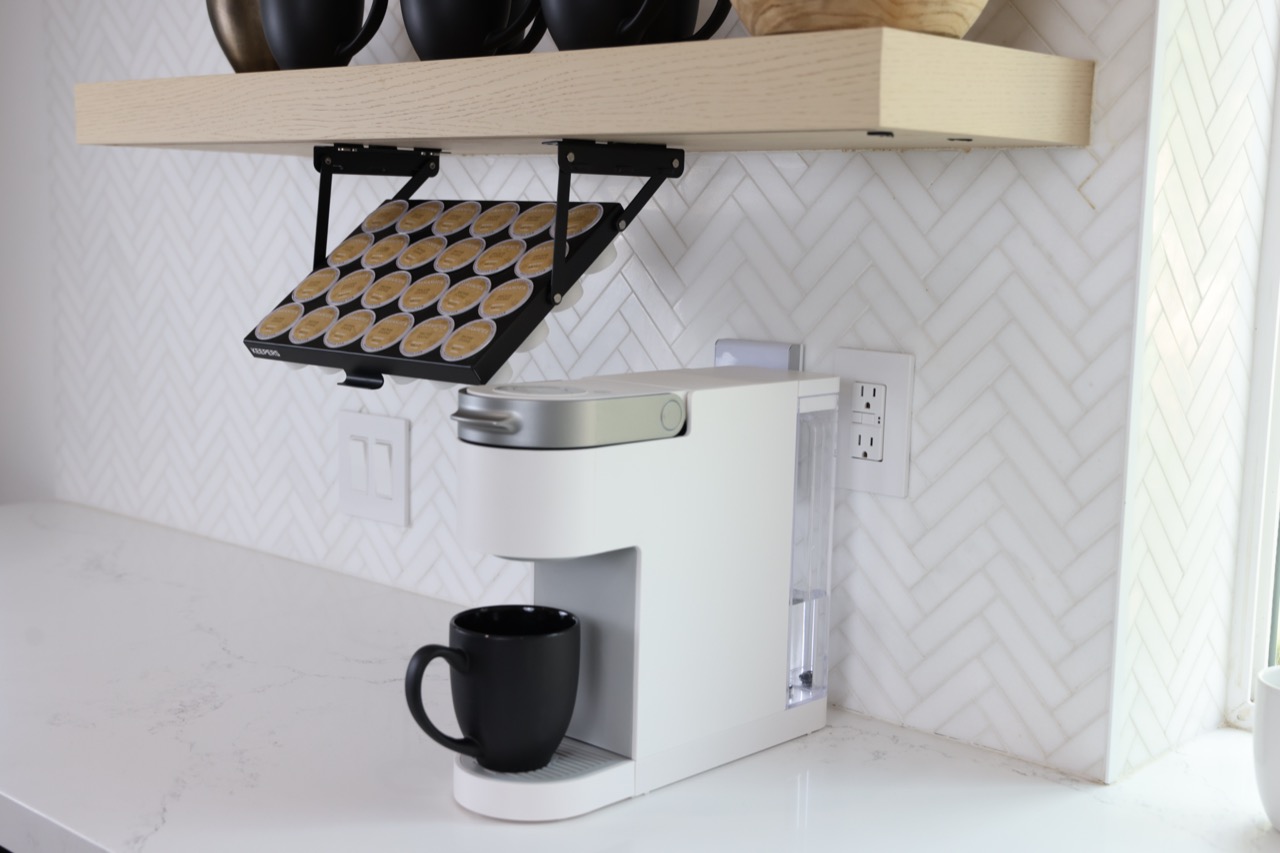 Best K-Cup Holder for Small Kitchens in use