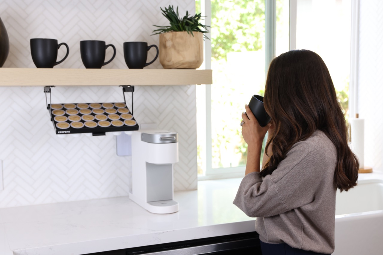 Coffee Pod Organizer for RV Camper Kitchens